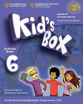 Könyv Kid's Box Level 6 Activity Book with CD ROM and My Home Booklet Updated English for Spanish Speakers Caroline Nixon