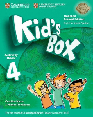 Kniha Kid's Box Level 4 Activity Book with CD ROM and My Home Booklet Updated English for Spanish Speakers Caroline Nixon