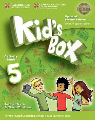 Könyv Kid's Box Level 5 Activity Book with CD ROM and My Home Booklet Updated English for Spanish Speakers Caroline Nixon