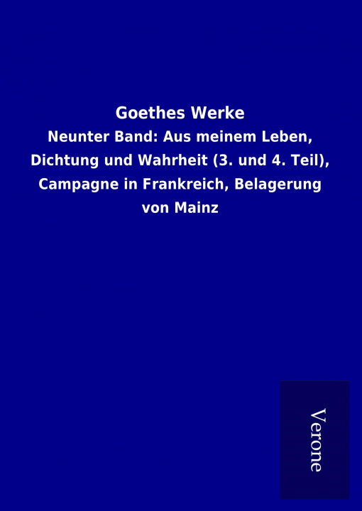 Книга Goethes Werke ohne Autor