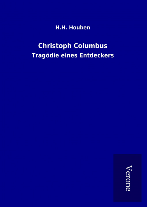 Livre Christoph Columbus H. H. Houben