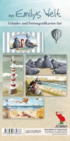 Játék Emily und das Meer. 5 Postkarten mit verschiedenen Motiven Andrea Reitmeyer