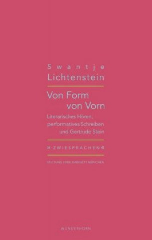 Libro Von Form von Vorn Swantje Lichtenstein