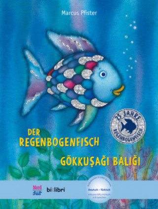 Book Der Regenbogenfisch, Deutsch-Türkisch Marcus Pfister