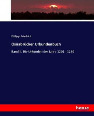 Kniha Osnabrücker Urkundenbuch Philippi Friedrich