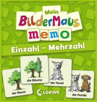 Hra/Hračka Mein Bildermaus-Memo - Einzahl - Mehrzahl Alexander Bux