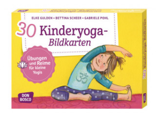 Játék 30 Kinderyoga-Bildkarten Elke Gulden