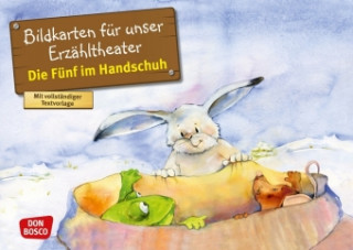 Hra/Hračka Die Fünf im Handschuh. Kamishibai Bildkartenset. Petra Lefin