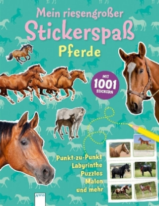 Libro Mein riesengroßer Stickerspaß. Pferde Mel Plehov