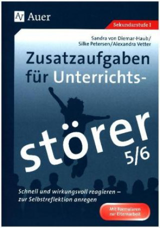 Kniha Zusatzaufgaben für Unterrichtsstörer 5-6 Sandra von Diemar-Haub