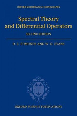 Kniha Spectral Theory and Differential Operators DAVID; EVAN EDMUNDS