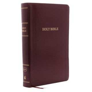 Book KJV Holy Bible, Personal Size Giant Print Reference Bible, Burgundy Leather-Look, 43,000 Cross References, Red Letter, Comfort Print: King James Versi Thomas Nelson