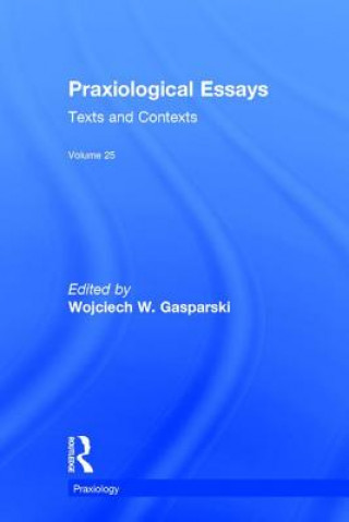 Knjiga Praxiological Essays WOJCIECH GASPARSKI