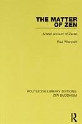 Kniha Matter of Zen WIENPAHL