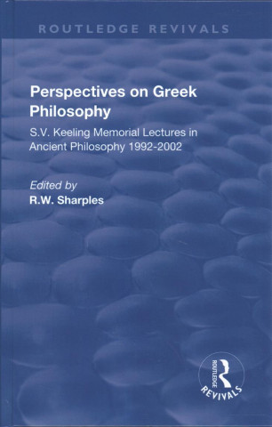 Book Perspectives on Greek Philosophy R. W. Sharples