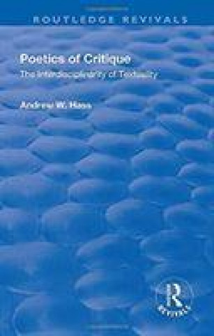 Knjiga Poetics of Critique Marc Bessiaere