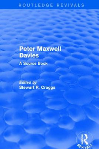 Kniha Peter Maxwell Davies CRAGGS