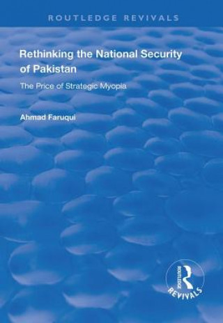 Buch Rethinking the National Security of Pakistan FARUQUI