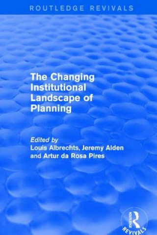 Kniha Changing Institutional Landscape of Planning 