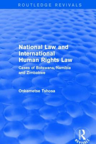 Könyv National Law and International Human Rights Law TSHOSA