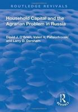 Książka Household Capital and the Agrarian Problem in Russia O BRIEN