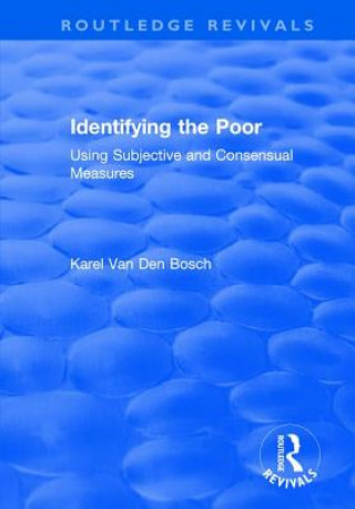 Libro Identifying the Poor VAN DEN BOSCH