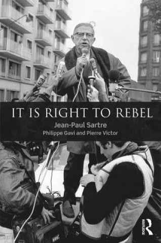 Kniha It is Right to Rebel Jean-Paul Sartre