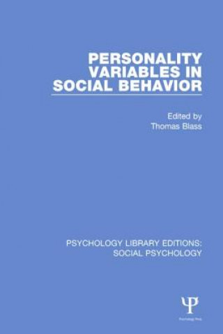 Książka Personality Variables in Social Behavior 