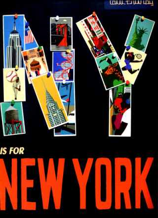 Kniha NY is for New York Paul Thurlby