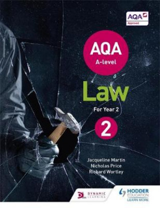 Kniha AQA A-level Law for Year 2 Jacqueline Martin