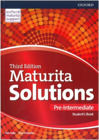 Book Maturita Solutions 3rd Edition Pre-Intermediate Student's Book Tim Falla