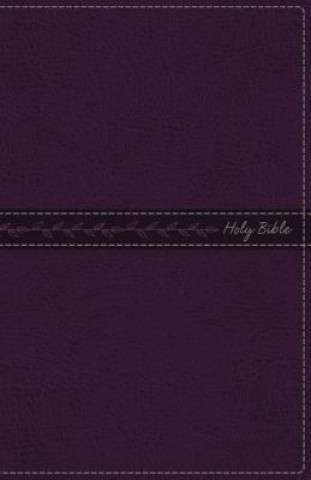 Libro KJV, Thinline Bible, Standard Print, Imitation Leather, Purple, Indexed, Red Letter Edition Thomas Nelson