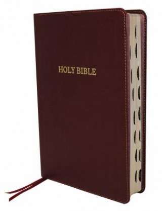 Buch KJV, Thinline Bible, Large Print, Imitation Leather, Burgundy, Indexed, Red Letter Edition Thomas Nelson