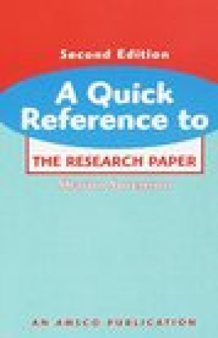 Buch QUICK REF TO RESEARCH PAPER SORENSON