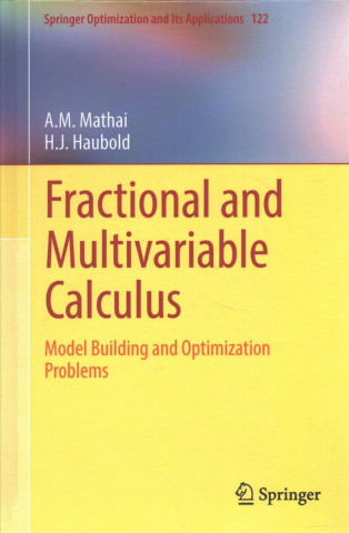 Kniha Fractional and Multivariable Calculus A. M. Mathai