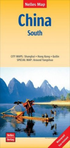 Tlačovina Nelles Map Landkarte China: South Nelles Verlag
