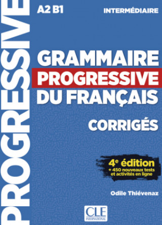 Książka Grammaire progressive du français, Niveau intermédiaire. Lösungsheft + Online Odile Thievenaz