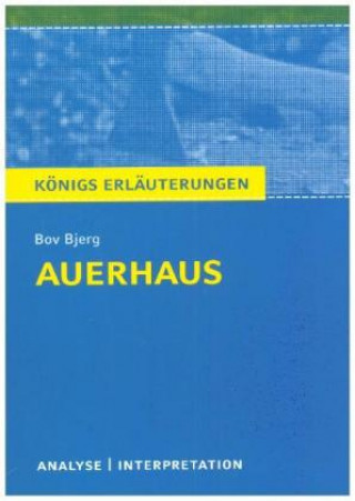 Könyv Auerhaus. Königs Erläuterungen Bov Bjerg