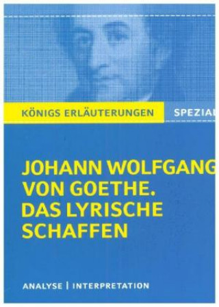 Könyv Goethe. Das lyrische Schaffen. Königs Erläuterungen: Johann Wolfgang von Goethe