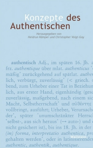 Buch Konzepte des Authentischen Heidrun Kämper