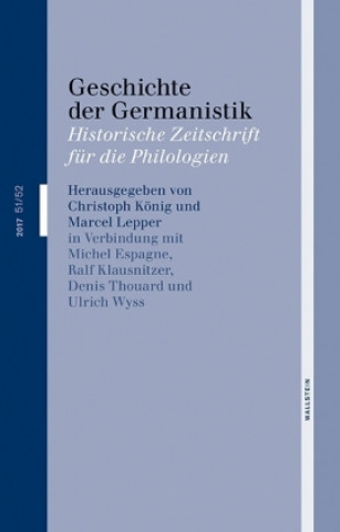 Kniha Geschichte der Germanistik Christoph König