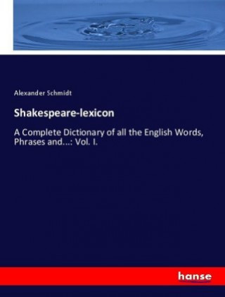 Boek Shakespeare-lexicon Alexander Schmidt
