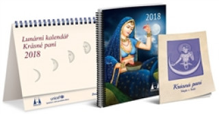 Calendar / Agendă Lunární kalendář Krásné paní 2018 Žofie Kanyzová