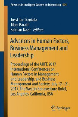 Kniha Advances in Human Factors, Business Management and Leadership Jussi Ilari Kantola