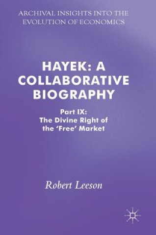 Libro Hayek: A Collaborative Biography Robert Leeson