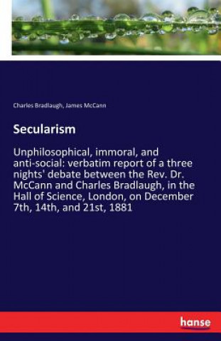 Kniha Secularism Charles Bradlaugh