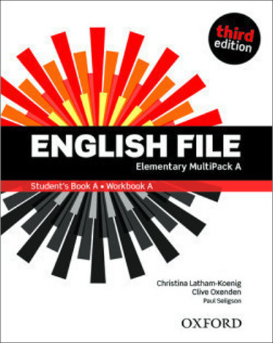 Book English File 3rd Edition: Elementary Student's Book A Multipack 2019 Edition Christina Latham-Koenig