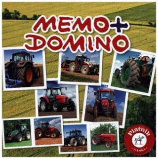 Joc / Jucărie Memo + Domino Traktoren 