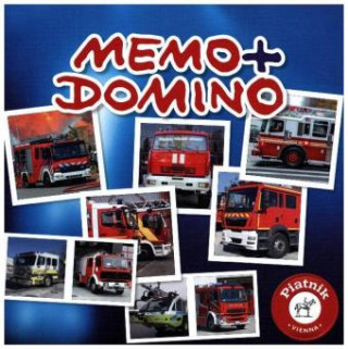 Játék Memo + Domino Feuerwehr 