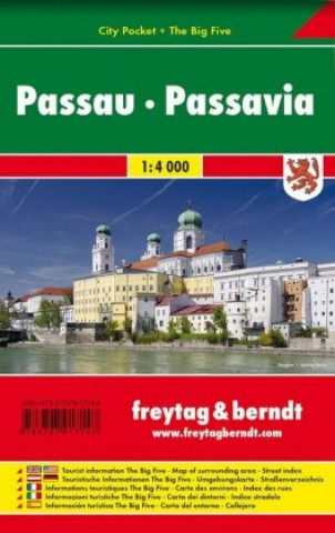 Tiskovina Passau City Pocket + the Big Five Waterproof 1:4 000 